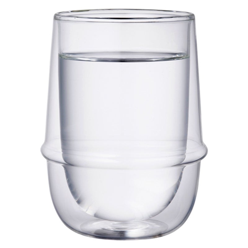 KINTO 23106 KRONOS Double Wall Iced Tea Glass, 11.8 fl oz (350 ml), Heat Resistant Glass, Microwave and Dishwasher Safe, Gift Present - Image 5